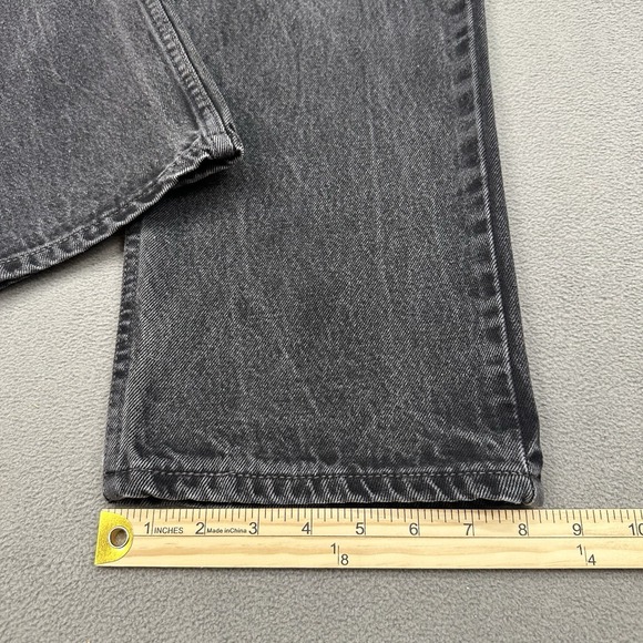 Vintage Levis 505 Regular Fit Jeans Men's‎ 36x29 Washed Black USA Made 2003 Y2K - Picture 9 of 12